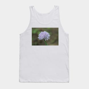 Green Onion Blossom Photographic Image Tank Top